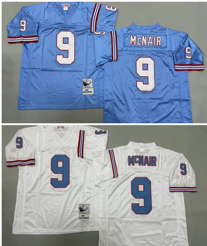 Vintage steve mcnair oilers - #9,