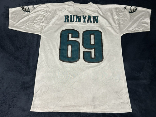 Vtg reebok jon runyan 69 - reebok, #69
