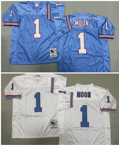 Vintage warren moon oilers - warren, #1
