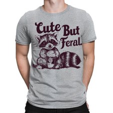 Raccoon Cute But Feral Funny