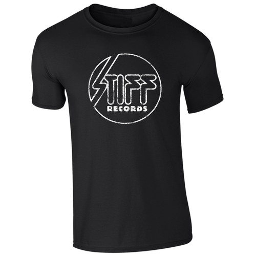 Stiff records logo shirt - records, t
