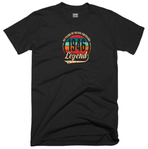80th birthday legend shirt - birthday, t